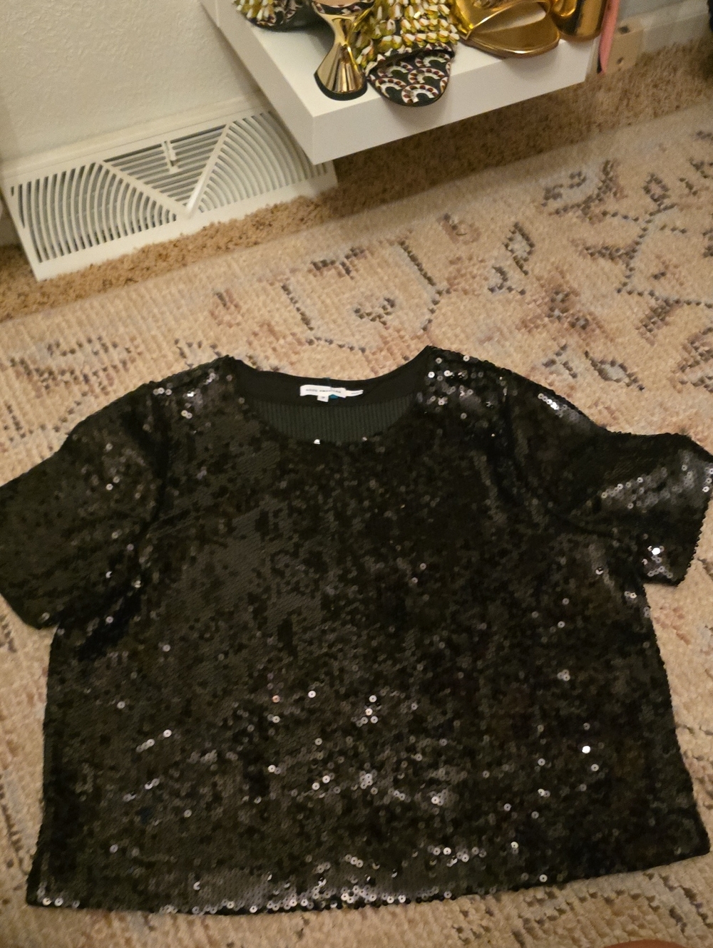 Good American Revolve Sequin Top